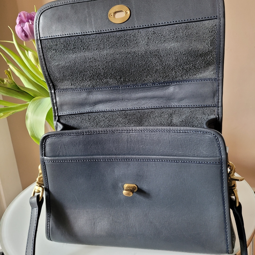 Leather Convertible Top Handle Crossbody Bag - Picture 11 of 15